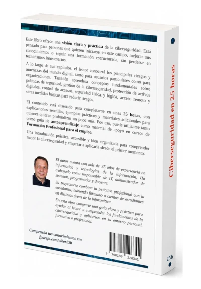 Contraportada de Ciberseguridad en 25 horas